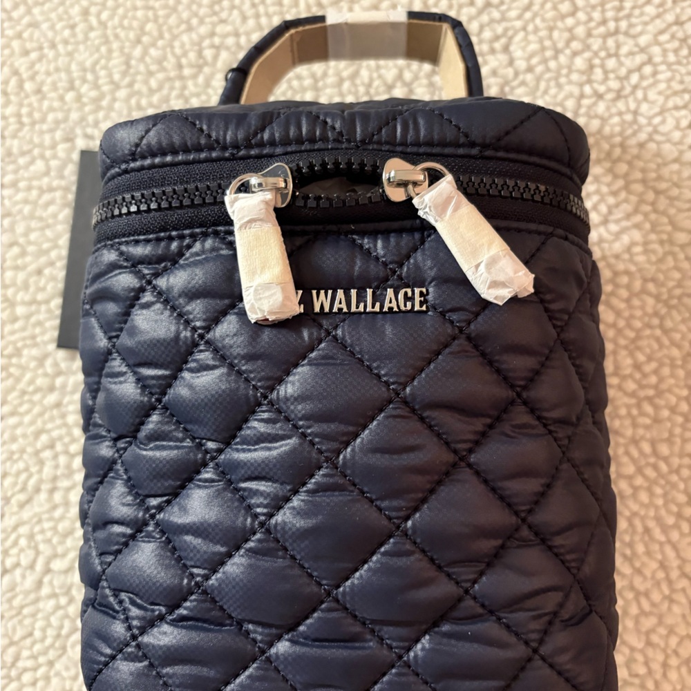 MZ Wallace Navy Quilted Vanity Case - A Great Gift! - Picture 6 of 10